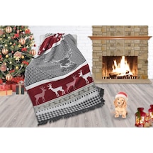 Aksu Pamuklu Battaniye 180x220 Peaceful