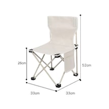 Açık Taşınabilir Katlanır Sandalye Saklama Çantası Ile Katlanabilir Araba Açık White Büyük Britanya Beyaz