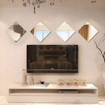 20X20 DEKORATİF CAM AYNA 4 LÜ SET