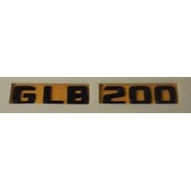 Mercedes Uyumlu Yazı Glb 200 Siyah