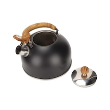 Büro Ev Ofis Yazlık İçin Siyah Paslanmaz Çelik Demlik Diğer