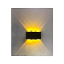 Ct-8011 12 Watt Haiti Siyah Kasa Aplik Amber Abanoz