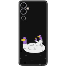 Tecno Pova 4 Kılıf Silikon Desen Özel Seri Keyifli Ördekler 1725