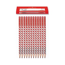 Faber Castell Kurşun Kalem Candy Roll Kırmızı 12 Li Kutu Çok Renkli