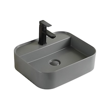 Ey-4720mg Mat Gri Tezgah Üstü Lavabo
