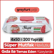 Easy Clean Süper Yüzey Temizlik Mutfak Havlusu&Mendili Greyfurt Yağlı 4X50 (200 Yaprak)