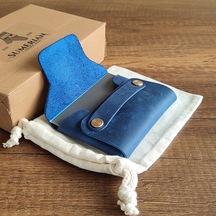 Sumerian Leather Craft Minimalist Deri Kartlık