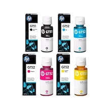 Hp Gt51/Gt52 4 Renk Mürekkep Seti