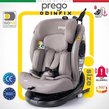 Prego Odinfix Alarmlı 360 Derece Dönebilen -0-36 Kg - I- Size Belgeli - Top Tetherlı Oto Koltuğu