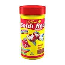 Ahm Goldi Red Granulat Balık Yemi 250 Ml