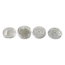 Grınder Parçalayıcı Plastik Baharat Öğütücü Herb Spice 4 Katmanlı 60mm-seffaf
