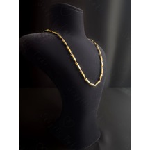 Melon Zincir Gold Çelik Kolye Allure Serisi