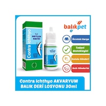 Contra Ichthyo Metilen Mavisi Akvaryum Balık Deri Losyonu 30 ML