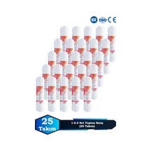 Sumarkt Kapalı Kasa Su Arıtma Cihazı 12'' Inline 3 Aşama 25 Takım Toptan Filtre