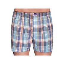 10 Adet Berrak Erkek Havlu Kemer Poplin Boxer Short 1070 Çok Renkli