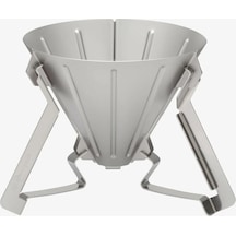 Snow Peak Field Barista Coffee Dripper: Paslanmaz Çelik Dökme Kahve Aparatı 12.5 10.5 Cm Kamp Aksesuarları Çok Renkli