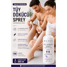 Tüy Dökücü Krem Sprey 250 Ml Kadın & Erkek Kullanımına Uygun Pürüzsüz Cilt Bakımı
