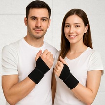 El Bilek Ateli El Bileği Ağrısı İçin Bandaj Fitness Spor Bilek Bandajı Standart