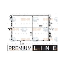 Mahle-knecht-behr Cr568000p Radyatör Touareg 2.5 Tdı 3.6 V6 03 10 Mek.sanz Otom.sanz. 710x550x40 7l6121253c