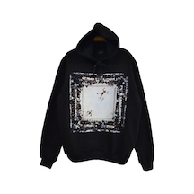 Muhammed Ali Baskılı Çocuk Sweatshirt Siyah