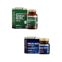 Ginkgo Biloba 60 Tablet + Folik Asit Takviyesi 400 Mcg 100 Tablet