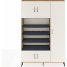 Arges Dolap 11 Raflı 5 Kapaklı 132x30x195 Çam-aytaşı/antrasit Çam
