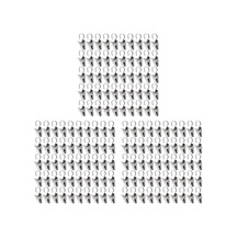 Perde Fotoğrafları İçin Kancalı 150 Adet Paslanmaz Çelik Perde Klipsleri, B Gümüş