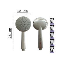 5 Fonksiyonlu, Maxi Krom Universal Duş Başlığı Duş Başlığı Gri Krom Diğer