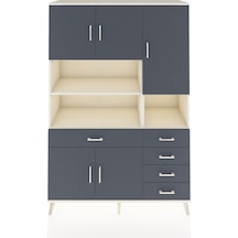 Hyperion Dolap 9 Raflı 5 Çekmeceli 5 Kapaklı 132x44x195 Aytaşı-antrasit/antrasit Antrasıt/antrasıt Hyperion Dolap 9 Raflı 5 Çekmeceli 5 Kapaklı 132x44x195 Aytaşı-antrasit/antrasit Antrasıt/antrasıt