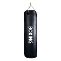 Spor Byfit 70 Cm x 25 Cm Zincirli Boks Kum Torbası Siyah