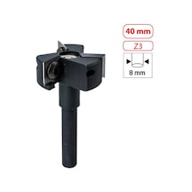 Titi 5536 Jiletli Tabla Tarama Yüzey Temizle Bıçağı 40 Mm Sap: 8mm