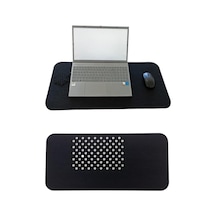 Ayrex Keçe Masa Üstü Mouse Pad Ve Bilgisayar Düzenleyici 70x32 Cm Antibakteriyel Mat, Doğal Keçe Mat, Masa Kor