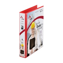 Önder 2013-2 3 Cm 4 Halkalı Kırmızı Firma Klasörü