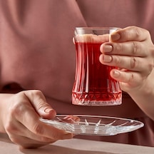 Paşabahçe Elysıa Çay Bardağı 170 Cc 6 Pencerelı Hediyelik Kutu Çok Renkli