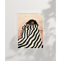 Çerçevesiz Poster Monokrom Düşler