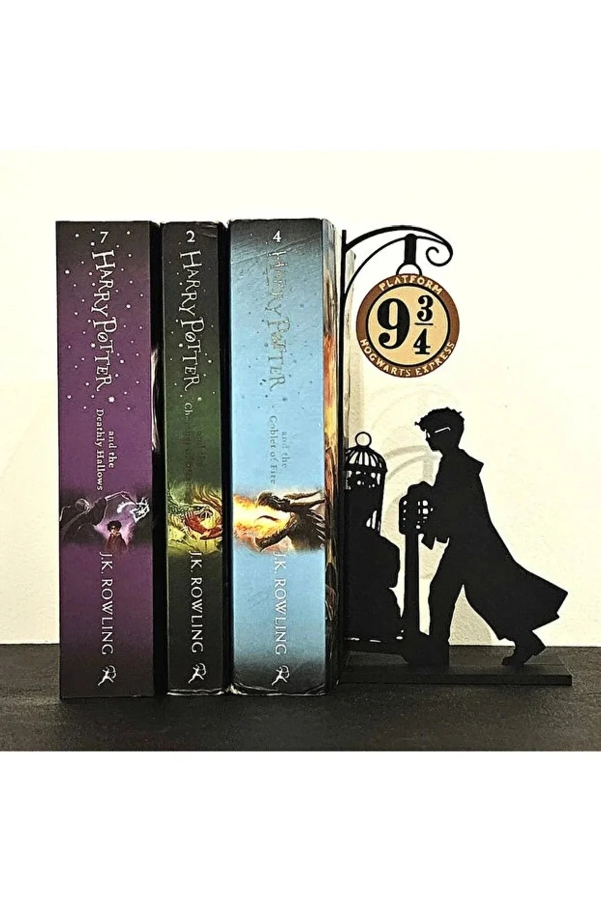 Esa Gaming Harry Potter Platform 9¾ Kitap Tutucu 3d Baskı Dekoratif Kitaplık Organizer Fantastik