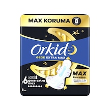 Orkid Ultra Ekstra Gece Ekstra Max 8'li - 7 Adet Tarı