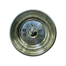 20 Cm Metal Hamam Tası Gümüş
