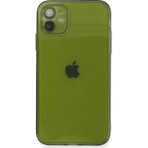 İphone 12 Kılıf Fly Lens Silikon - Yeşil