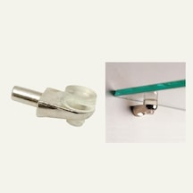 Gürçay Hırdavat Cam Raf Tutucu Vantuzlu 4 Adet