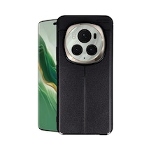 Honor Magic 6 Pro Kılıf Auto Focus Deri Desen Silikon Arka Kapak