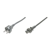 Güç Kablosu, Schuko Erkek - C5 Dişi, 1.8 metre, H05VV-F3G 0.75qm