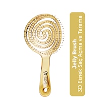 Beauty Pro Jelly Brush Saç Fırçası - 3d Esnek, Saç Açma Ve Tarama Limon