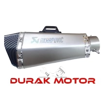 Üniversal Akrapovic Tüp Egsoz Gri