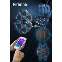 T 227 Refleks Geliştirici Boks Eğitim Makinesi Bluetooth Rgb Işıklı Müzikli Eldiven Hediye