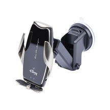 A8g Gri Araç Tutucu 15 W Kablosuz Hızlı Şarj, Otomatik Kıskaçlı Gri