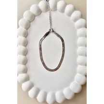 Gümüş Renk Çelik Künye Bileklik Çelik