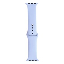 Watch 42mm Band Serisi Klasik Kordon Silikon Strap Kayış-light Lavender