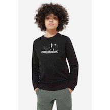 Tshirthane Prison Break After Show Baskılı Unisex Çocuk Siyah Sweatshirt Siyah