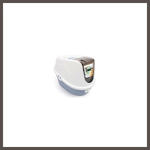 M-pets Eco Tima Kapalı Kedi Tuvaleti Large Okyanus Mavisi 60x45x42 Cm Nxrlvng